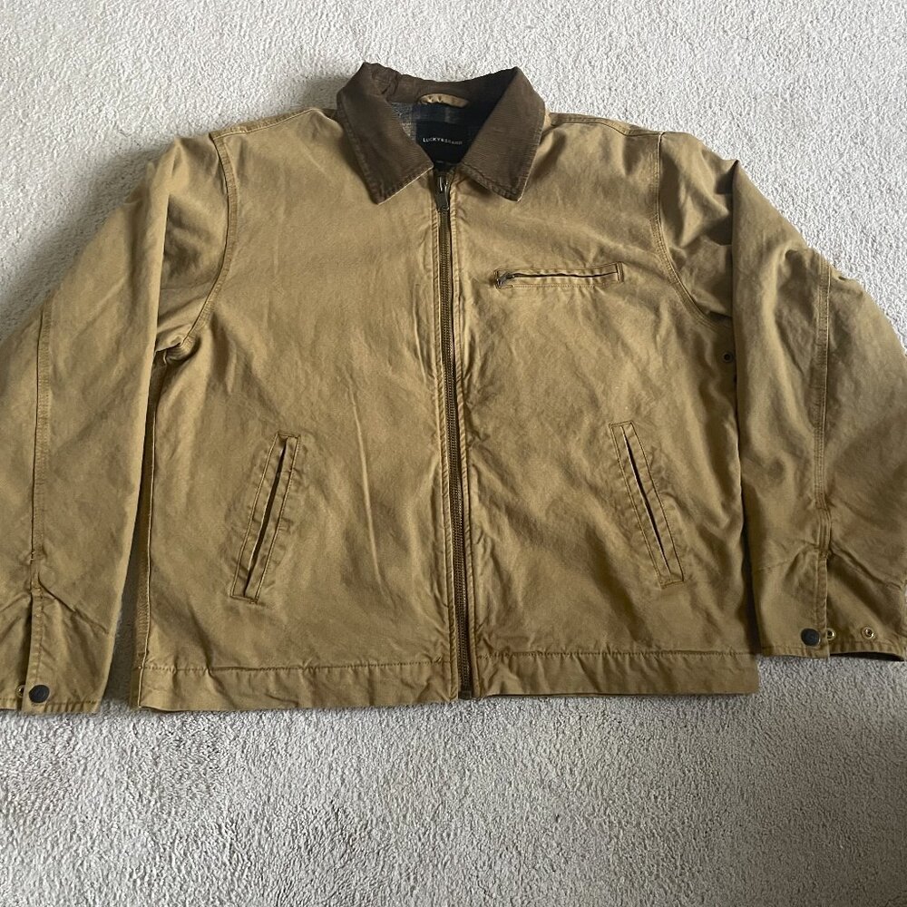 Lucky Brand Canvas Work Jacket ...size L